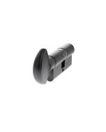 AGB Euro Profile 5 Pin Cylinder Key to Turn 30-30mm (60mm) - Matt Black C620842525