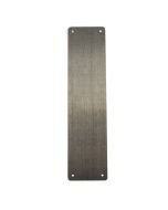 CleanTouch Finger Plate Pre drilled with screws 300mm x 75mm - Satin Stainless Steel CTAFP30075SSS