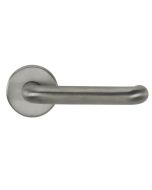CleanTouch Anti-Bac RTD Safety Lever on Round Rose - Satin Chrome