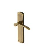 Heritage Brass DIP7810-AT Door Handle Lever Latch Diplomat Design Antique Brass finish