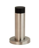 Eurospec DSW1016SSS Wall Mounted Door Stop On Concealed Rose (76 X 22mm) Satin Stainless Steel
