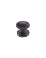 Foxcote Foundries FF31 Oval Cupboard Knob - 33mm Black Antique