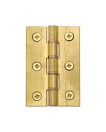 Heritage Brass HG99-345-NB Hinge Brass with Phosphor Washers 3" x 2" Natural Brass finish