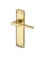 Heritage Brass KEN6810-PB Door Handle Lever Latch Kendal Design Polished Brass finish