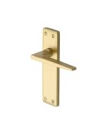 Heritage Brass KEN6810-SB Door Handle Lever Latch Kendal Design Satin Brass finish