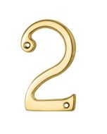 Carlisle Brass N2PVD Numeral Face Fix (No.2) Stainless Brass