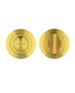 Rosso Tecnica Como Lever On Round Rose Pair Pvd Satin Brass RT020PVDSB