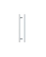 Zoo Hardware TDFPT-160-220CP T Bar Cabinet handle 160mm CTC, 220mm Total length Polished Chrome Finish