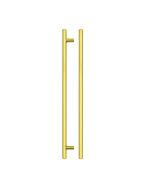 Zoo Hardware TDFPT-256-316BG T Bar Cabinet handle 256mm CTC, 316mm Total length Brushed Gold Finish