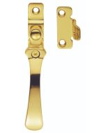 Carlisle Brass V1005LCK Victorian - Casement Fastener (Wedge Pattern - Lockable) Polished Brass