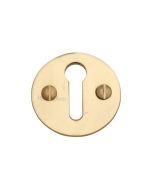 Heritage Brass V1010-PB Keyhole Escutcheon Polished Brass finish