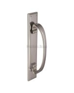Heritage Brass V1162-PC Door Pull Handle on Plate Polished Chrome finish
