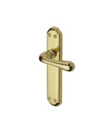 Heritage Brass V7060-PB Door Handle Lever Latch Charlbury Design Polished Brass finish