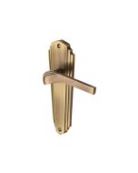 Heritage Brass WAL6510-AT Door Handle Lever Latch Waldorf Design Antique finish