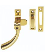 Carlisle Brass WF11 Bulb End Casement Fastener (Suitable For Weather Stripped Windows) Polished Brass