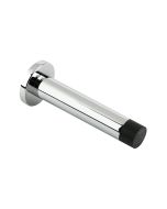 Zoo Hardware ZAB09CP Door Stop - Cylinder c/w Rose 80mm Polished Chrome