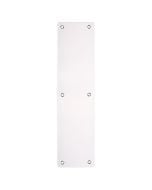Zoo Hardware ZAS32RBPS Finger Plate - Blank (Radius) 75mm x 350mm - PSS Polished Stainless