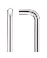Zoo Hardware ZCSD225BP 19mm D Pull Handle - 225mm Centers - Grade 304 - Bolt Through Fixings Satin Stainless