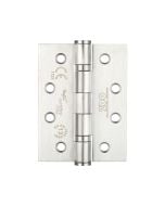 Zoo Hardware ZHSS243S3 Grade 13 Ball Bearing Hinge Stainless Steel - Grade 201 - 102 x 76 x 3mm (contains pair and a half) Satin Stainless