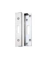 Zoo Hardware ZBSCR02SS Rebate Kit to suit BS 5 Lever Dead Locks suitable for 67mm and 80mm - contains rebate and strike Satin Stainless