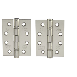 Eclipse 14883 102x76x3mm Ball Bearing Hinge SUS-316 Fire Door 13 Satin Steel