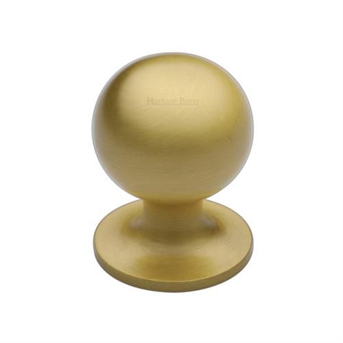 Heritage Brass C8321 25-SB Cabinet Knob Ball Design 25mm Satin