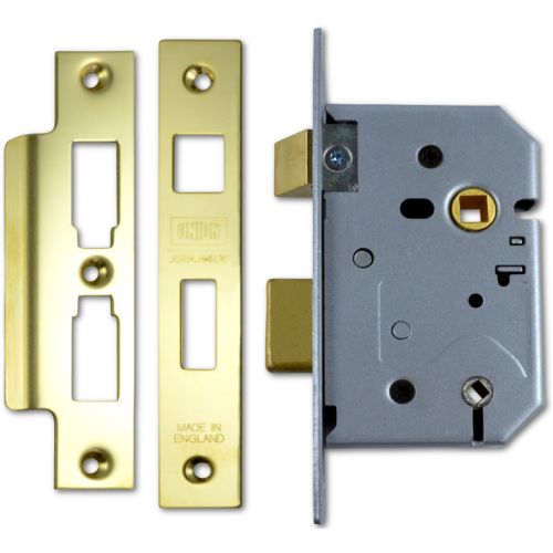 Mortice Door Latch for Internal Doors with Polished Finish - 57mm