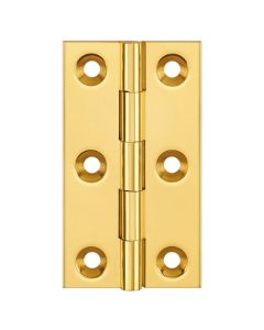 Simonswerk 0920 Solid Drawn Unwashered Brass Butt Hinges 38 X 23mm C/W Screws Self Colour