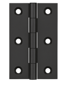 Simonswerk 0960 Solid Drawn Unwashered Brass Butt Hinges 63.5mm X 35mm C/W Screws Midnight