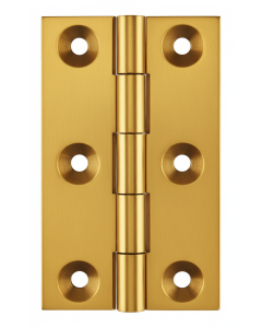 Simonswerk 0962 Solid Drawn Unwashered Brass Butt Hinges 63.5mm X 38mm C/W Screws Honeycombe