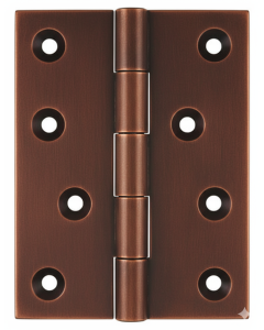 Simonswerk 1050 Solid Drawn Unwashered Brass Butt Hinges 100mm X 75mm C/W Screws Copper Bronze