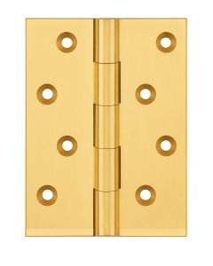 Simonswerk 1050 Solid Drawn Unwashered Brass Butt Hinges 100mm X 75mm C/W Screws Honeycombe