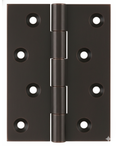 Simonswerk 1050 Solid Drawn Unwashered Brass Butt Hinges 100mm X 75mm C/W Screws Imitation Bronze