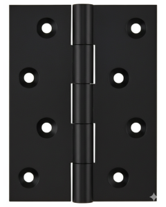 Simonswerk 1050 Solid Drawn Unwashered Brass Butt Hinges 100mm X 75mm C/W Screws Midnight