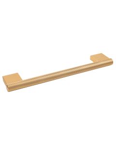 Viefe Graf Big Bar Handle, Aluminium, Fixing Centres 192mm 224mm overall Brushed Brass