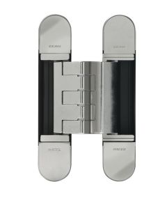 Eurospec 1418 Series 3D Concealed Hinge 150X30Mm Polished Nickel - Screws Not Supplied CI001418NIK00 Polished Nickel