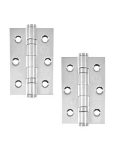 Eclipse Ball Bearing Hinge Grade 7 76x51x2mm PSS 14851 Polished Stainless Steel