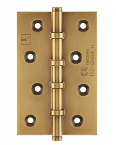 Simonswerk 1540CE Ball Race Brass Butt Hinges 100mm x 65mm c/w Screws Aged Brass