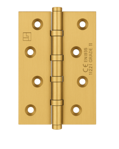 Simonswerk 1540CE Ball Race Brass Butt Hinges 100mm x 65mm c/w Screws Honeycombe