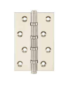 Simonswerk 1540 Ball Race Brass Butt Hinges 100mm x 65mm c/w Screws Polished Nickel