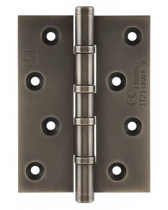 Simonswerk 1550CE Ball Race Brass Butt Hinges CE marked FD30 fire rated 100mm x 75mm c/w Screws Antique Nickel