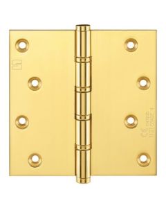 Simonswerk 1560CE Ball Race Brass Butt Projection Hinges CE marked FD30 fire rated 100mm x 100mm c/w Screws Self Colour