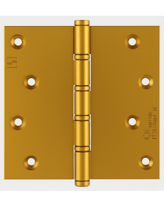 Simonswerk 1560CE Ball Race Brass Butt Projection Hinges CE marked FD30 fire rated 100mm x 100mm c/w Screws Honeycombe