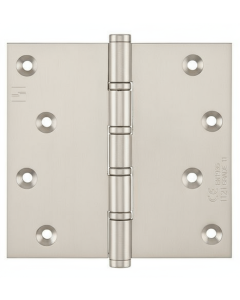 Simonswerk 1560CE Ball Race Brass Butt Projection Hinges CE marked FD30 fire rated 100mm x 100mm c/w Screws Pearl Nickel