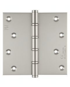Simonswerk 1560CE Ball Race Brass Butt Projection Hinges CE marked FD30 fire rated 100mm x 100mm c/w Screws Satin Chrome