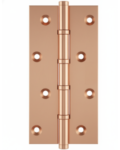 Simonswerk 1580 Ball Race Brass Butt Hinges 152.4mm x 75mm c/w Screws Copper Plated
