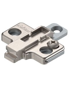 BLUM 175H9100 Clip Mounting Plate Cruciform 0 Mm Zinc For System Screws Two-Part Nickel