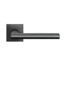 Karcher Design EPL54Q Montana Door Handle on Square Plandesign rose in titan grey,