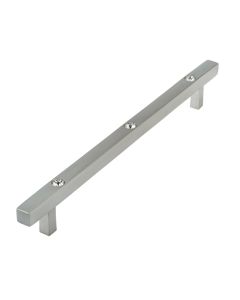 Frelan 2031 210mm Crystal square cabinet handle 210mm 2031SC Satin Chrome