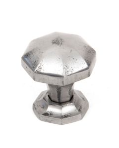 From The Anvil 33366 Natural Smooth Octagonal Cabinet Knob - Small